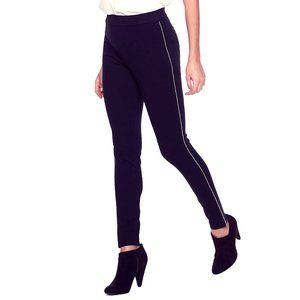 Cache Black Tuxedo Pants with Rhinestone
